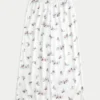 Pantalon baggy en flanelle