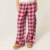 Pantalon baggy en flanelle Pantalon baggy en flanelle