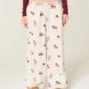Pantalon baggy en flanelle
