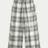 Pantalon baggy en flanelle Pantalon baggy en flanelle