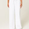 Pantalon baggy en lin mélangé à enfiler Pantalon baggy en lin mélangé à enfiler