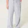 Pantalon baggy en lin mélangé à enfiler Pantalon baggy en lin mélangé à enfiler