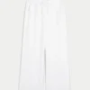 Pantalon baggy en lin mélangé à enfiler Pantalon baggy en lin mélangé à enfiler