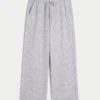 Pantalon baggy en lin mélangé à enfiler Pantalon baggy en lin mélangé à enfiler