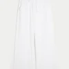 Pantalon baggy en seersucker à enfiler Pantalon baggy en seersucker à enfiler