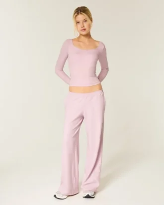 Pantalon baggy Gilly Hicks Active Recharge à bords en cœur