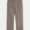 Pantalon baggy taille élastique en lin mélangé Pantalon baggy taille élastique en lin mélangé