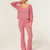 Pantalon bootcut confortable à motif gaufré Gilly Hicks Pantalon bootcut confortable à motif gaufré Gilly Hicks