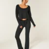 Pantalon bootcut gaufré Always Cozy de Gilly Hicks