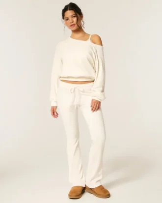 Pantalon bootcut gaufré Always Cozy de Gilly Hicks
