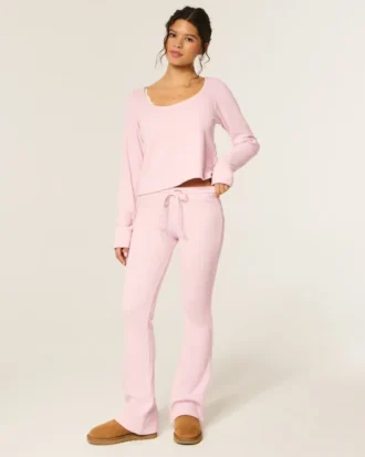Pantalon bootcut gaufré Always Cozy de Gilly Hicks