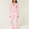 Pantalon bootcut à taille repliée en maille tricotée Gilly Hicks Pantalon bootcut à taille repliée en maille tricotée Gilly Hicks
