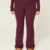Pantalon bootcut à taille repliée en maille tricotée Gilly Hicks Pantalon bootcut à taille repliée en maille tricotée Gilly Hicks