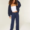Pantalon boxer large à mailles ajourées Always Cozy Pantalon boxer large à mailles ajourées Always Cozy