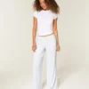 Pantalon boxer large à mailles ajourées Always Cozy Pantalon boxer large à mailles ajourées Always Cozy