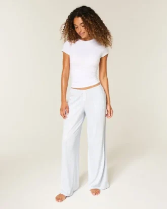 Pantalon boxer large à mailles ajourées Always Cozy