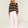 Pantalon boxer large à mailles ajourées Always Cozy Pantalon boxer large à mailles ajourées Always Cozy