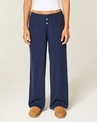Pantalon boxer large à mailles ajourées Always Cozy Pantalon boxer large à mailles ajourées Always Cozy