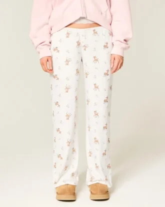 Pantalon boxer large à mailles ajourées Always Cozy Pantalon boxer large à mailles ajourées Always Cozy