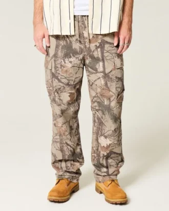 Pantalon cargo ample à enfiler