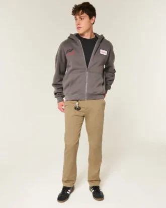 Pantalon chino slim droit