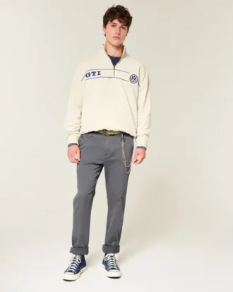 Pantalon chino slim droit