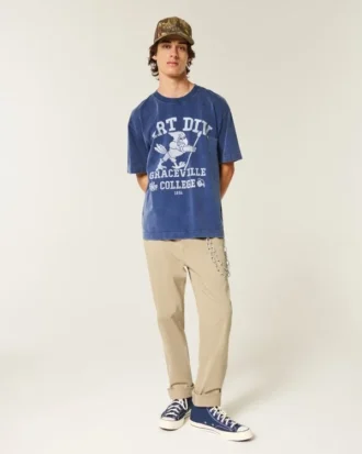Pantalon chino slim droit