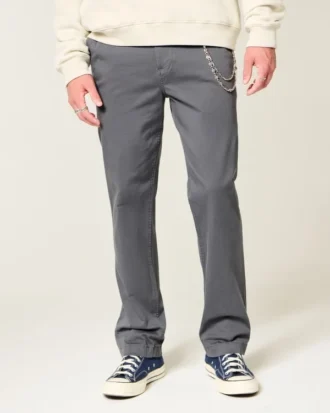 Pantalon chino slim droit
