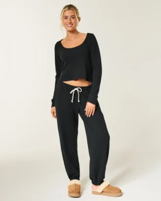 Pantalon de jogging ample en tissu gaufré Always Cozy de Gilly Hicks
