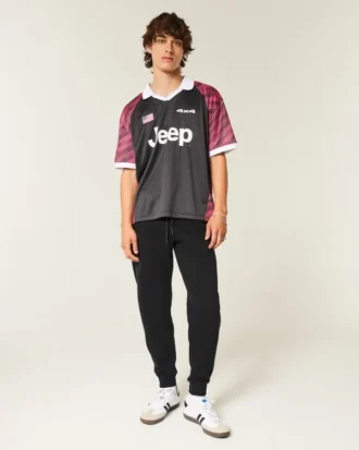 Pantalon de jogging décontracté à côtes
