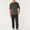Pantalon de jogging décontracté en sergé Pantalon de jogging décontracté en sergé