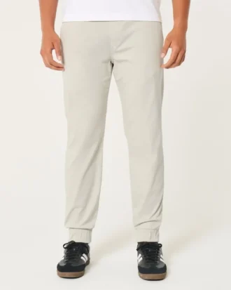Pantalon de jogging décontracté en sergé