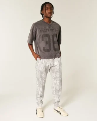 Pantalon de jogging en molleton camouflage