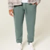 Pantalon de jogging en molleton côtelé décontracté Pantalon de jogging en molleton côtelé décontracté