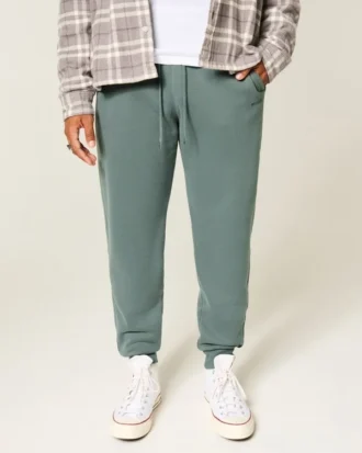 Pantalon de jogging en molleton côtelé décontracté Pantalon de jogging en molleton côtelé décontracté