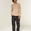 Pantalon de pyjama en flanelle à motif Tom et Jerry Pantalon de pyjama en flanelle à motif Tom et Jerry