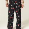 Pantalon de pyjama en flanelle à motif Tom et Jerry Pantalon de pyjama en flanelle à motif Tom et Jerry