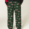 Pantalon de pyjama en flanelle à motif voiture Pantalon de pyjama en flanelle à motif voiture