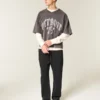 Pantalon de survêtement ample avec broderie araignée Pantalon de survêtement ample avec broderie araignée
