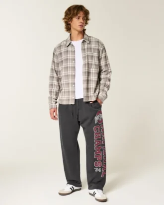 Pantalon de survêtement ample avec motif graphique Buckeyes de l’université d’État de l’Ohio Pantalon de survêtement ample avec motif graphique Buckeyes de l’université d’État de l’Ohio