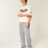 Pantalon de survêtement ample à motif dés Pantalon de survêtement ample à motif dés