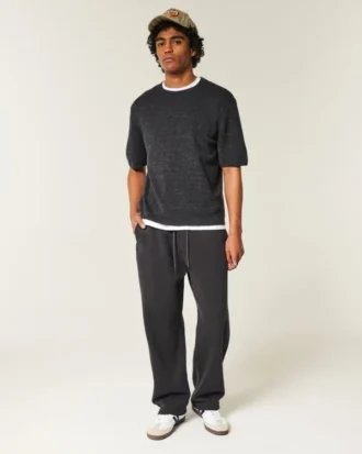 Pantalon de survêtement ample à motif serpent