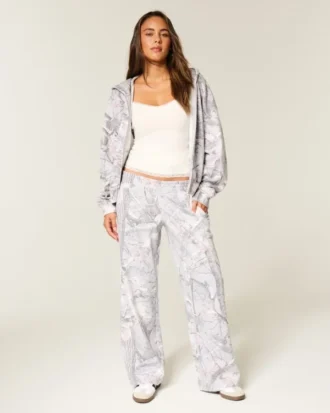 Pantalon de survêtement ample Snow Camo
