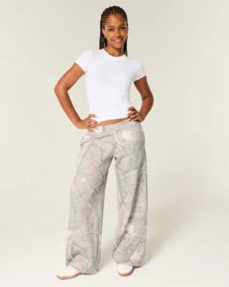Pantalon de survêtement baggy camouflage