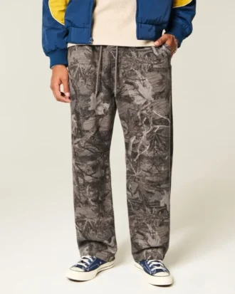 Pantalon de survêtement baggy camouflage