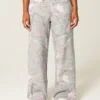Pantalon de survêtement baggy camouflage