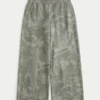 Pantalon de survêtement baggy olive camouflage Pantalon de survêtement baggy olive camouflage
