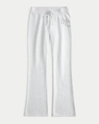 Pantalon de survêtement bootcut graphique NYC