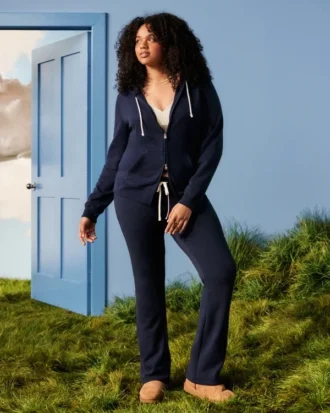 Pantalon de survêtement bootcut à motif graphique