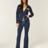 Pantalon de survêtement bootcut à motif graphique Pantalon de survêtement bootcut à motif graphique